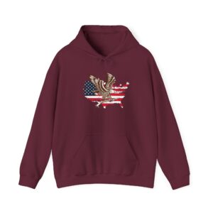 American Flag Hooded Sweatshirt