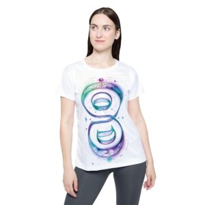 Vibrant Rings Women's Sports Jersey (AOP)