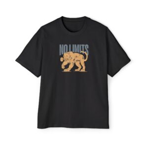 No Limits -Gym Men's Heavy Oversized Tee