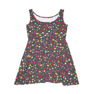 Women's Skater Dress (AOP) hearts