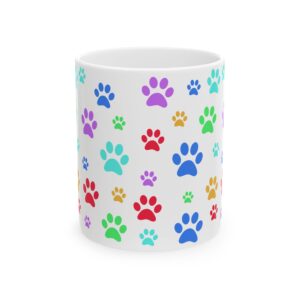 Paw Print dog lover Ceramic Mug 11oz
