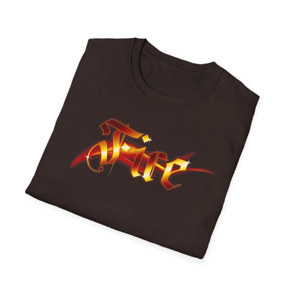 Fire Unisex Softstyle T-Shirt - Image 9