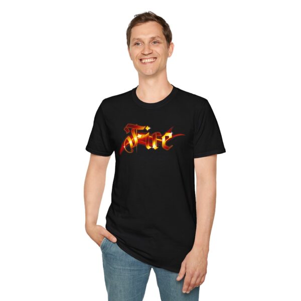 Fire Unisex Softstyle T-Shirt - Image 20