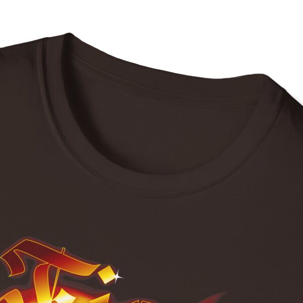 Fire Unisex Softstyle T-Shirt - Image 8