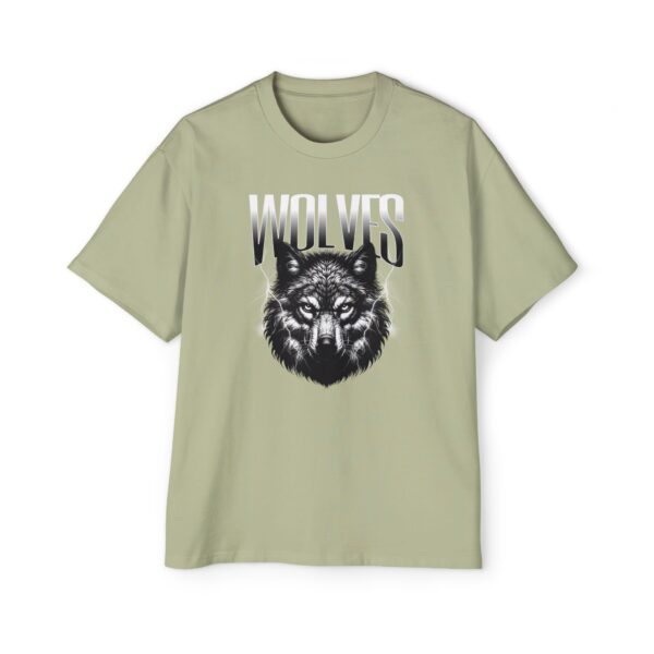 Wolves Men's Heavy Oversized Tee - Image 29