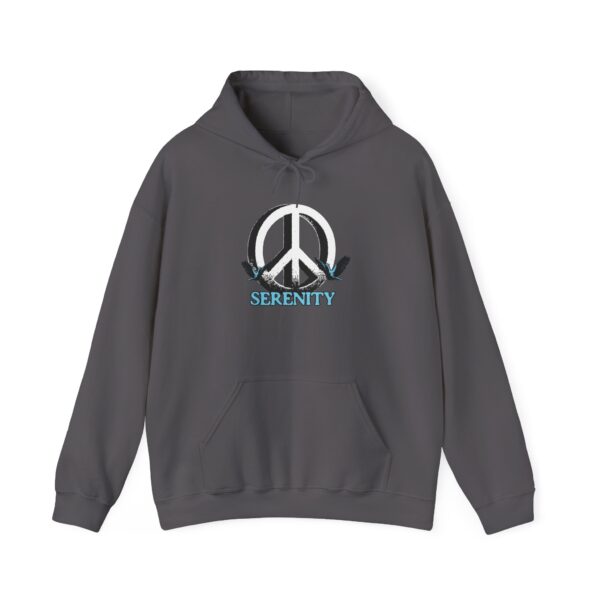 Serenity Peace Sign Unisex Heavy Blend™ Hooded Sweatshirt - Image 29