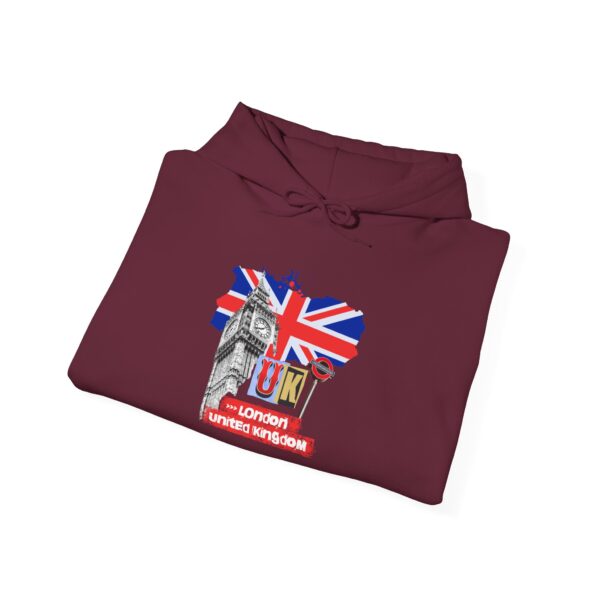 United Kingdom Unisex Heavy Blend™ Hooded Sweatshirt - Image 4