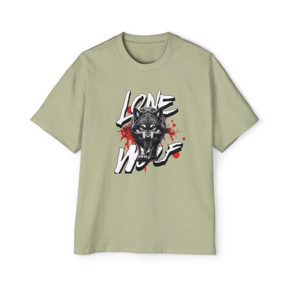 Lone Wolf Men's Heavy Oversized Tee - Image 29