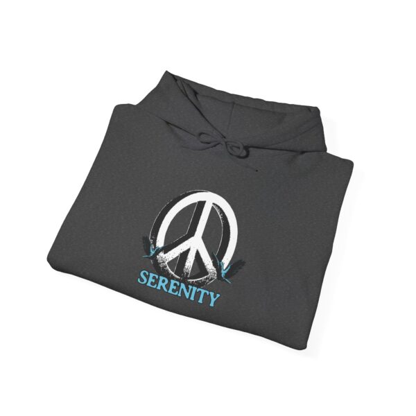 Serenity Peace Sign Unisex Heavy Blend™ Hooded Sweatshirt - Image 24