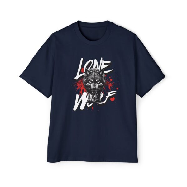 Lone Wolf Men's Heavy Oversized Tee - Image 9