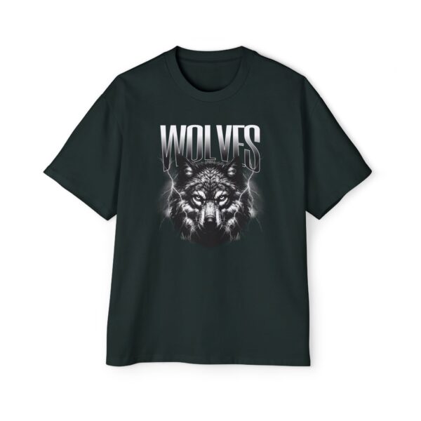 Wolves Men's Heavy Oversized Tee - Image 25