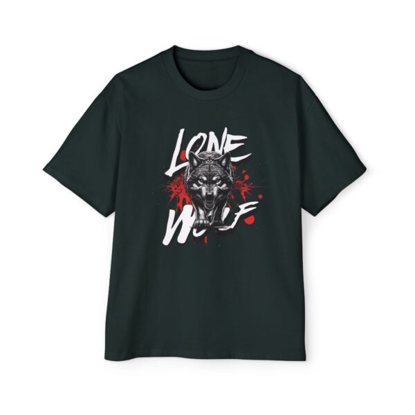 Lone Wolf Men's Heavy Oversized Tee - Image 25