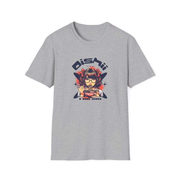 Anime Unisex Softstyle T-Shirt - Oishii I love Ramen