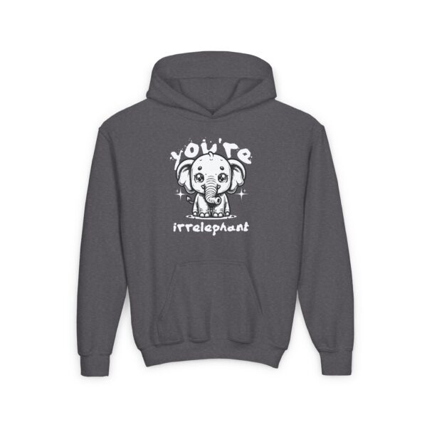 Elephant Youth Heavy Blend Hooded Sweatshirt - You're Irrelephant