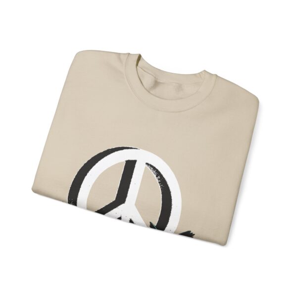 Serenity Peace Sign Unisex Heavy Blend™ Crewneck Sweatshirt - Image 11