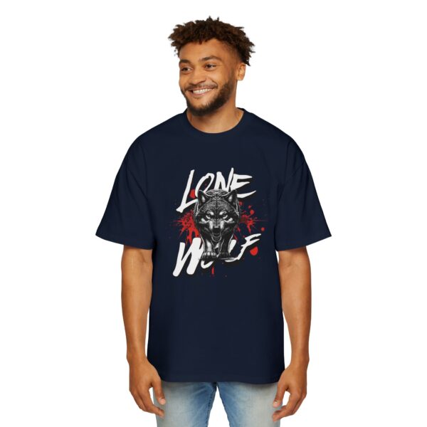 Lone Wolf Men's Heavy Oversized Tee - Image 11