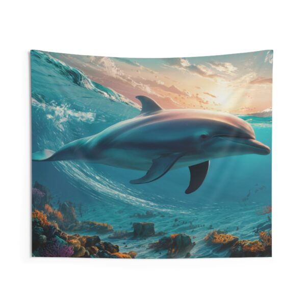 Dolphin Indoor Wall Tapestries - Image 2