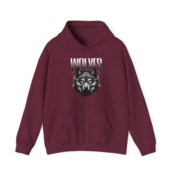 Wolves Unisex Heavy Blend™ Hooded Sweatshirt - Image 5