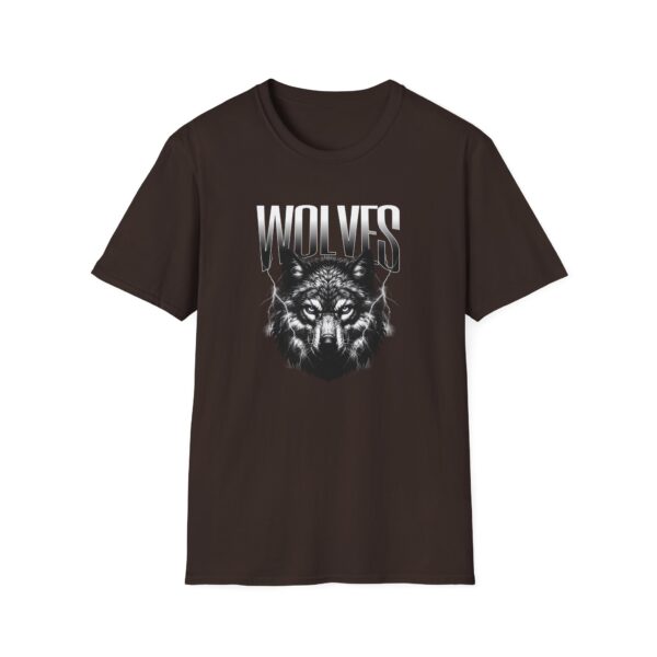 Wolves Unisex Softstyle T-Shirt - Image 5