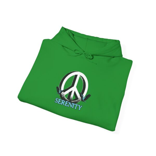 Serenity Peace Sign Unisex Heavy Blend™ Hooded Sweatshirt - Image 16