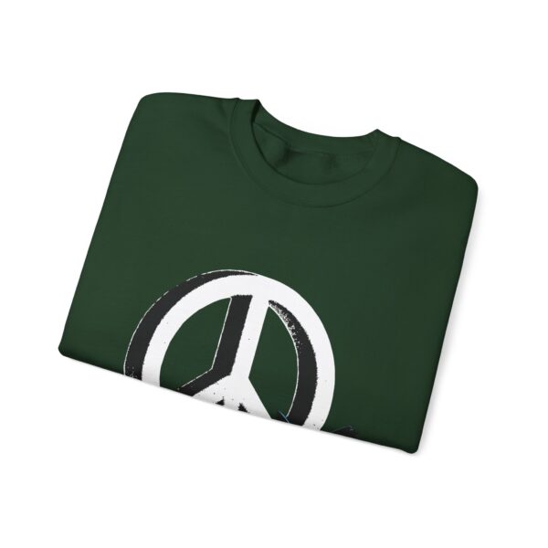 Serenity Peace Sign Unisex Heavy Blend™ Crewneck Sweatshirt - Image 7