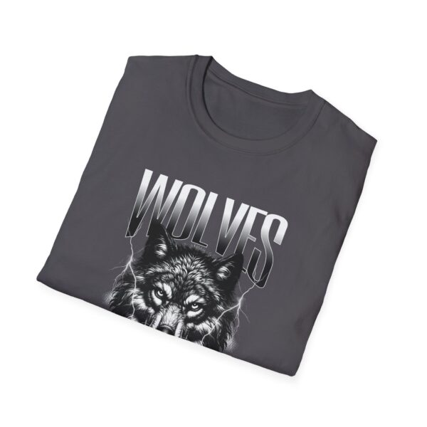 Wolves Unisex Softstyle T-Shirt - Image 4