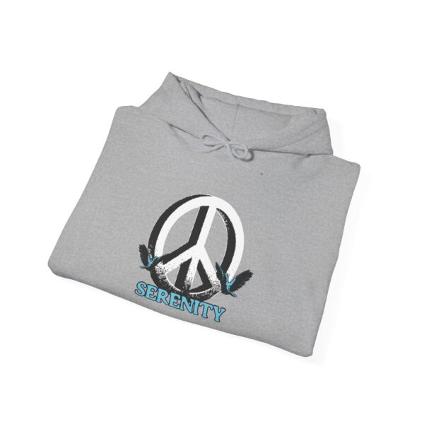 Serenity Peace Sign Unisex Heavy Blend™ Hooded Sweatshirt - Image 28