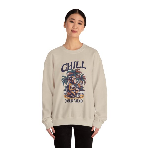 Chill your MInd Unisex Heavy Blend™ Crewneck Sweatshirt - Image 4